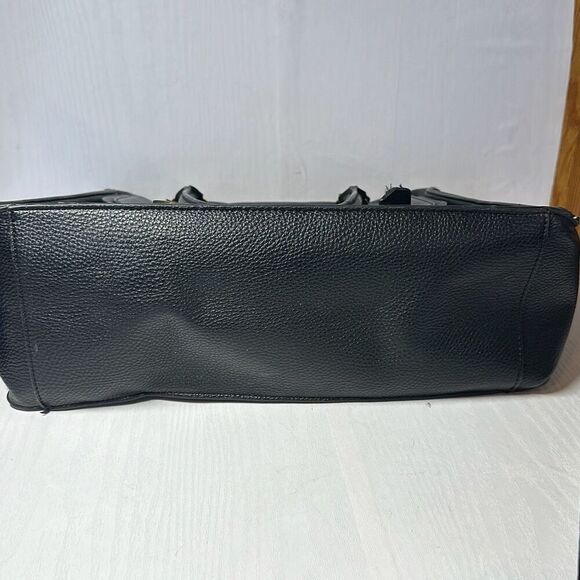 Steve Madden Black Laptop Bag Messenger 14” W x 12” - Picture 5 of 10